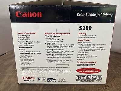 Официальный сайт Canon предоставляет возможность скачать драйвер Bubble Jet S200X Canon