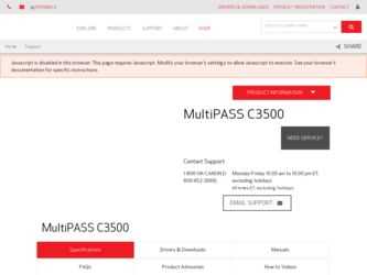 Получение драйвера Canon MultiPASS C3500